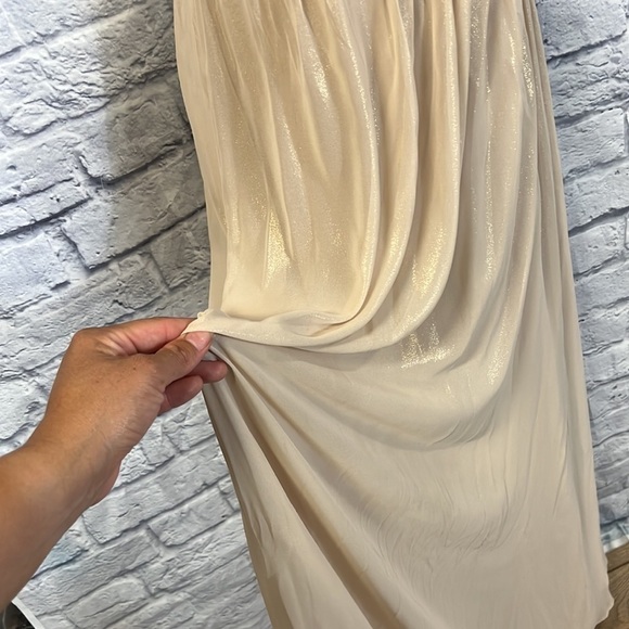 Bella Bridesmaids | BB100LS | in palomino gold | Long Dress size 0 - Picture 8 of 13